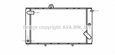 AVA QUALITY COOLING al2013 -  Радиатор, охлаждение двигателя